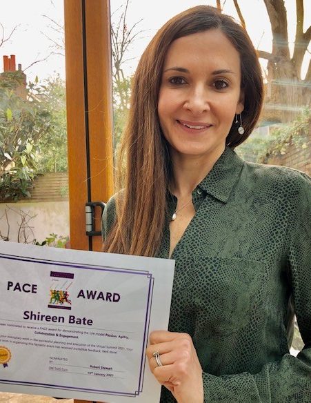 PACE award winner Shireen Bate